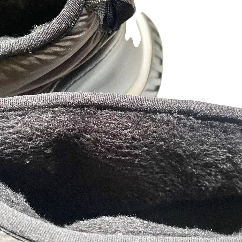 Tommy Hilfiger Womens‎ Black Puffer Ankle Boots Faux Fur Lined Platform 6.5 NWOB